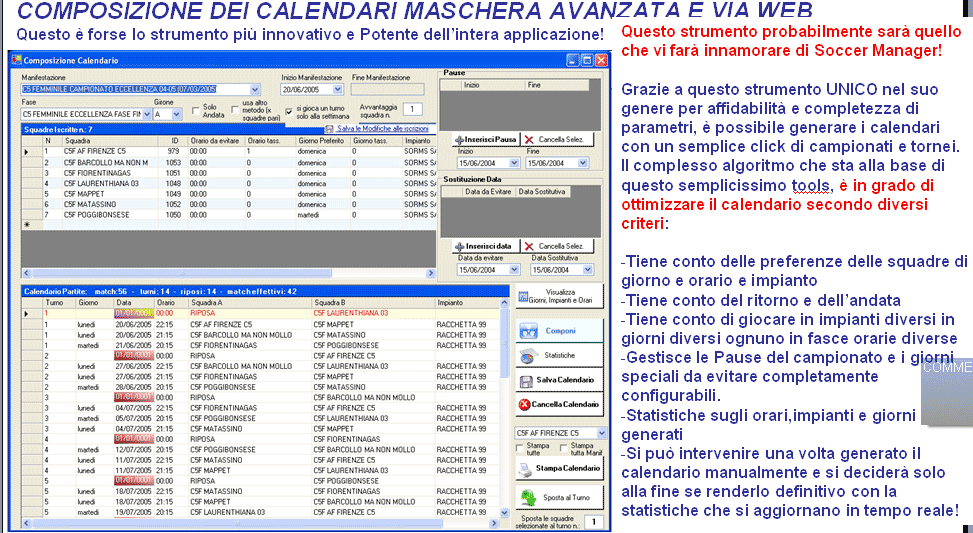 Composizione calendari