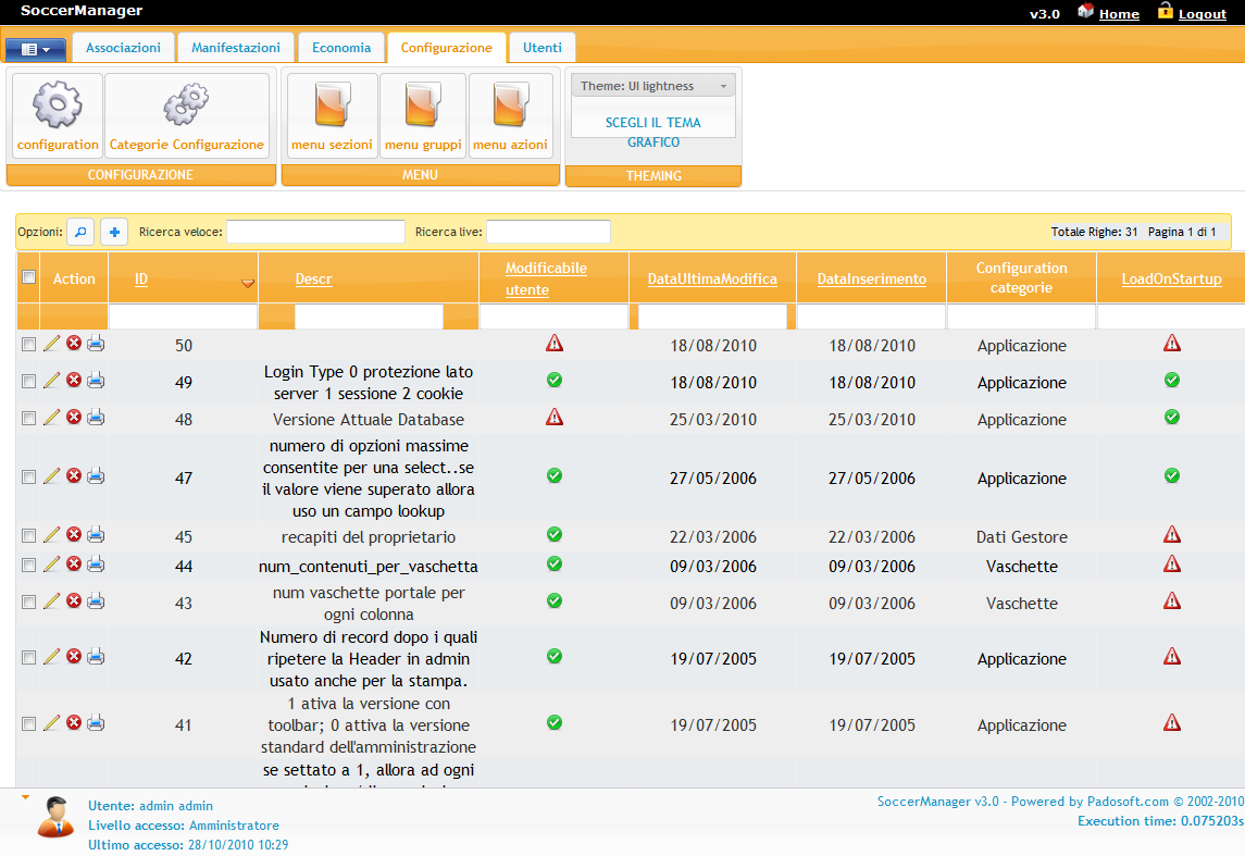 Gestione anagrafica